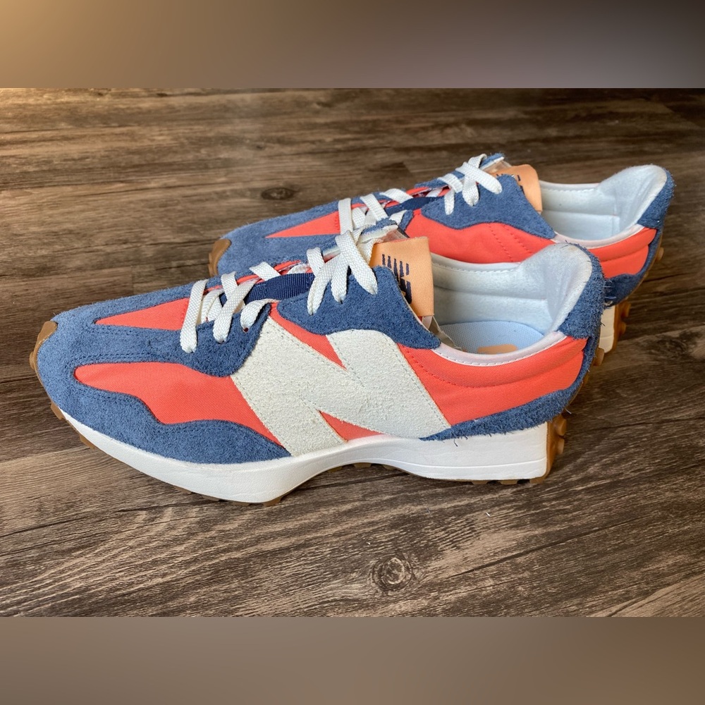 NEW New Balance 327 Vintage Indigo Sneakers Size 9.5 W / 8 M - Picture 8 of 11